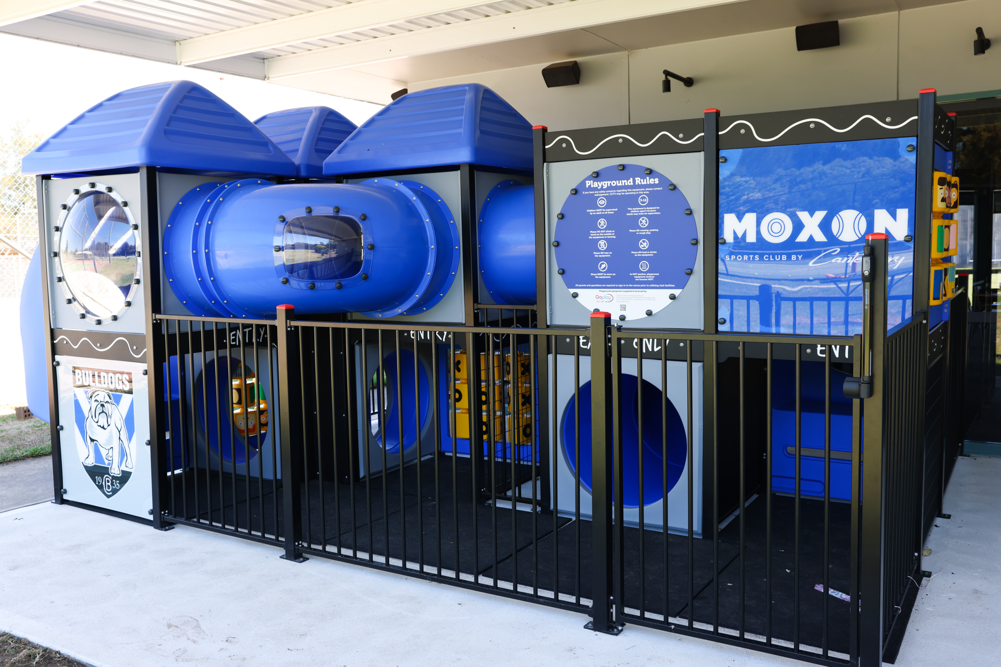 Kids play area at Moxon Sports Club